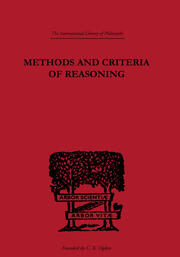 Methods and Criteria of Reasoning: An Inquiry into the Structure of Controversy book cover