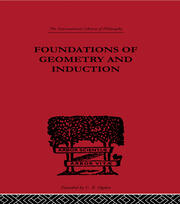 Foundations of Geometry and Induction book cover