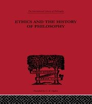 Ethics and the History of Philosophy: Selected Essays book cover