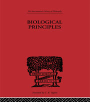 Biological Principles: A Critical Study book cover