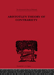 Aristotle's Theory of Contrariety book cover