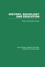 History, Sociology and Education book cover