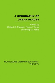 A Geography of Urban Places book cover