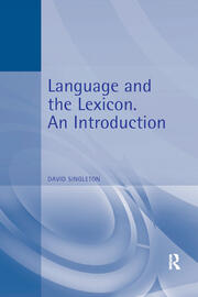 Language and the Lexicon: An Introduction book cover