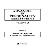 Advances in Personality Assessment: Volume 2 book cover