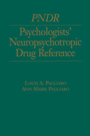 Psychologist's Neuropsychotropic Desk Reference book cover