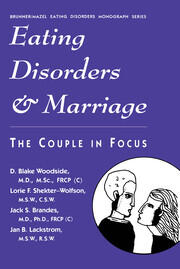 Eating Disorders And Marriage: The Couple In Focus Jan B. book cover