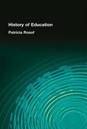 History of Education book cover