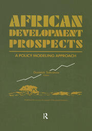 African Development Prospects: A Policy Modelling Approach book cover
