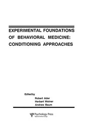 Experimental Foundations of Behavioral Medicines: Conditioning Approaches book cover