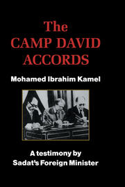 The Camp David Accords book cover