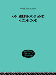 On Selfhood and Godhood book cover