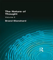 The Nature of Thought: Volume II book cover