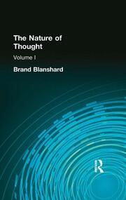 The Nature of Thought: Volume I book cover