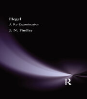 Hegel: A Re-Examination book cover