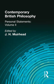Contemporary British Philosophy: Personal Statements   Second Series book cover