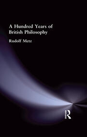 A Hundred Years of British Philosophy book cover