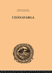 Udanavarga: A Collection of Verses from the Buddhist Canon book cover