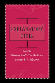 Explanatory Style book cover