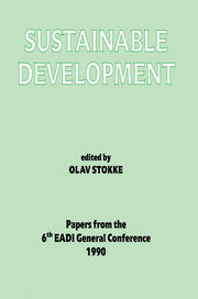 Sustainable Development book cover