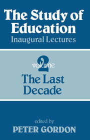 Study of Education Pb: A Collection of Inaugural Lectures (Volume 1 and 2) book cover