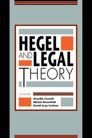 Hegel and Legal Theory book cover