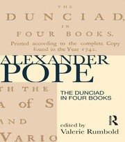 The Dunciad in Four Books book cover