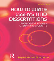 How to Write Essays and Dissertations: A Guide for English Literature Students book cover