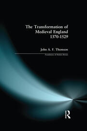Transformation of Medieval England 1370-1529, The book cover