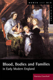 Blood, Bodies and Families in Early Modern England book cover