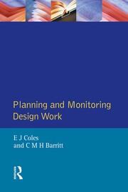 Planning and Monitoring Design Work book cover