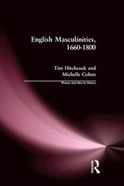 English Masculinities, 1660-1800 book cover
