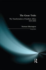 The Great Treks: The Transformation of Southern Africa 1815-1854 book cover