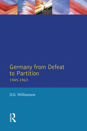 Germany from Defeat to Partition, 1945-1963 book cover