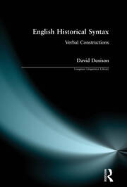 English Historical Syntax book cover