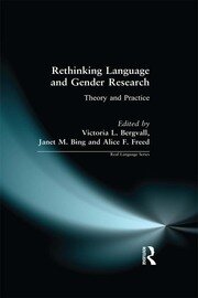 Rethinking Language and Gender Research: Theory and Practice book cover
