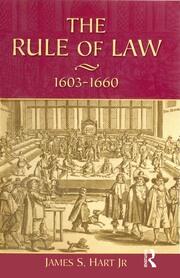 The Rule of Law, 1603-1660: Crowns, Courts and Judges book cover