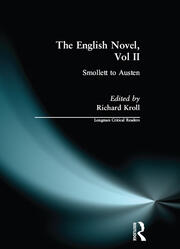 English Novel, Vol II, The: Smollett to Austen book cover