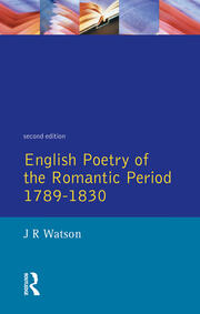 English Poetry of the Romantic Period 1789-1830 book cover