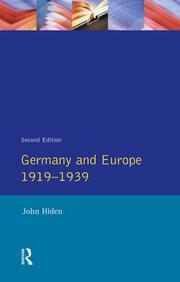 Germany and Europe 1919-1939 book cover