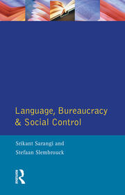 Language, Bureaucracy and Social Control book cover
