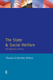State and Social Welfare, The: The Objectives of Policy book cover