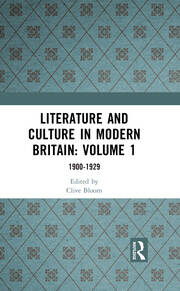 Literature and Culture in Modern Britain: Volume 1: 1900-1929 book cover