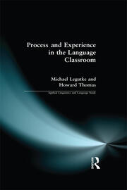 Process and Experience in the Language Classroom book cover