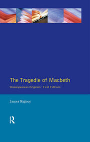 The Tragedie of Macbeth: The Folio of 1623 book cover