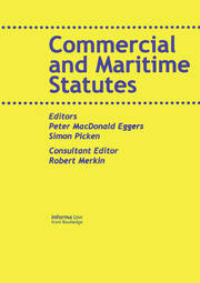 Commercial and Maritime Statutes book cover