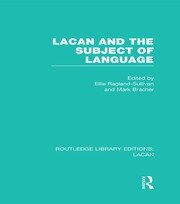 Lacan and the Subject of Language (RLE: Lacan) book cover