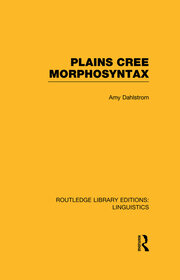 Plains Cree Morphosyntax book cover