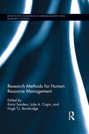 Research Methods for Human Resource Management book cover