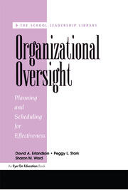 Organizational Oversight: Planning and Scheduling for Effectiveness book cover